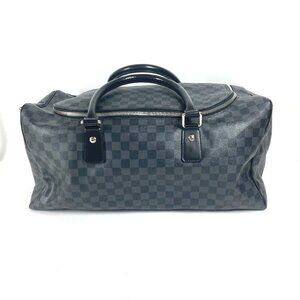 LOUIS VUITTON N48189 Damier Graphite Roadster 50 2WAY Shoulder Bag Duffle Bag